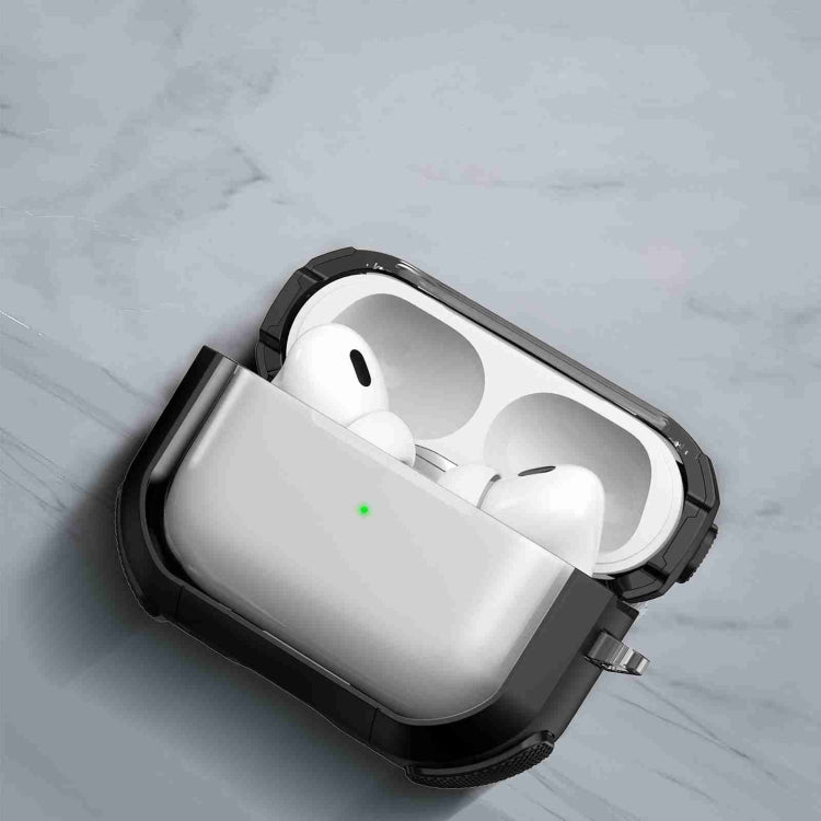 For AirPods Pro Thunder Transparent Armor Wireless Earphones Protective Case(Gold) - free shipping - PMC Jewellery - Order now!