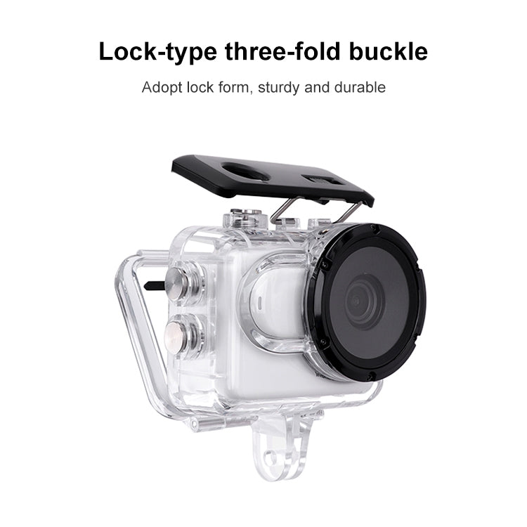 For Insta360 GO 3 / 3S Underwater Waterproof Housing Case with Touch Back Cover - Case & Bags by PMC TechLife | Online Shopping South Africa | PMC TechLife | Buy Now Pay Later Mobicred