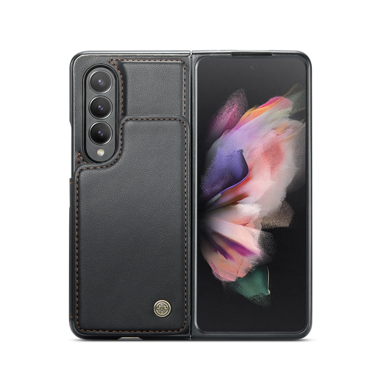 For Samsung Galaxy Z Fold3 5G CaseMe C22 PC+TPU Business Style RFID Anti-theft Leather Phone Case(Black) - Galaxy Phone Cases by CaseMe | Online Shopping South Africa | PMC Jewellery | Buy Now Pay Later Mobicred