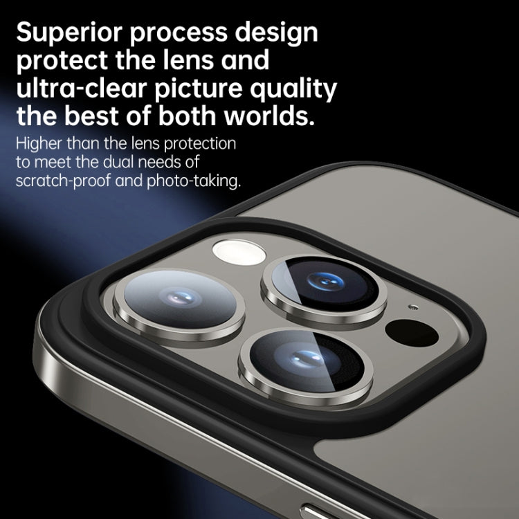 For iPhone 15 Plus SULADA Metal Frame + Nano Glass + TPU Phone Case(Gold) - iPhone 15 Plus Cases by SULADA | Online Shopping South Africa | PMC TechLife