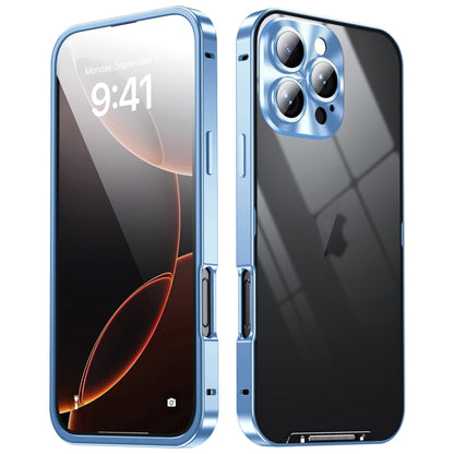 For iPhone 16 Pro Max Frosted Metal Phone Case(Blue) - iPhone 16 Pro Max Cases by PMC Jewellery | Online Shopping South Africa | PMC Jewellery | Buy Now Pay Later Mobicred