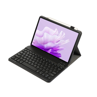 For Huawei MatePad Air 11.5 inch 2023 AH14 Lambskin Texture Ultra-thin Detachable Bluetooth Keyboard Leather Case(Black) - Huawei Keyboard by PMC Jewellery | Online Shopping South Africa | PMC Jewellery