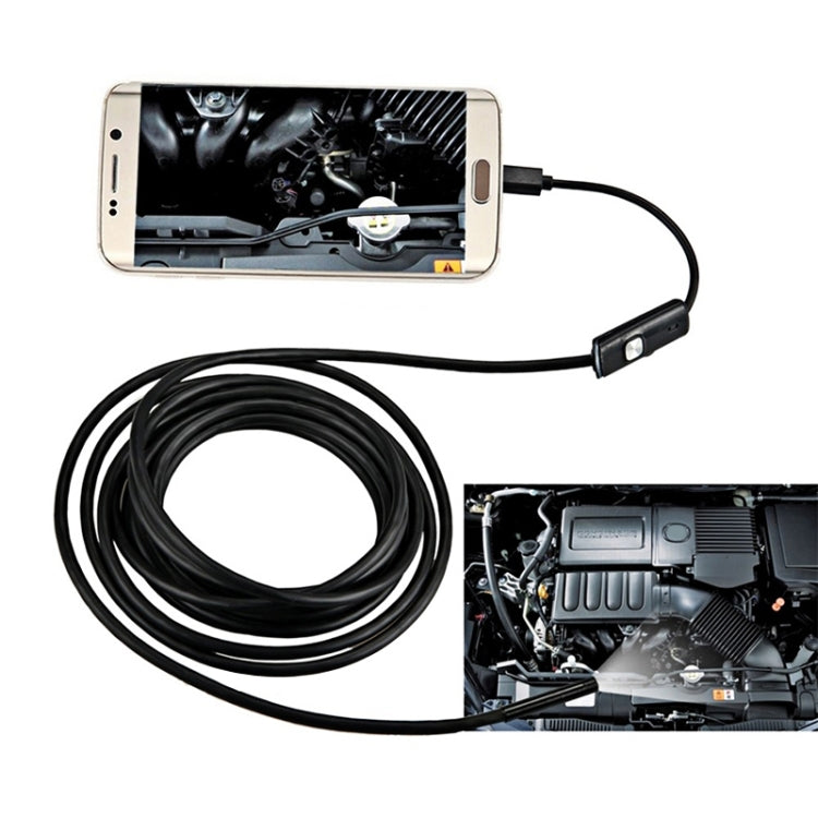 AN97 Waterproof Micro USB Endoscope Snake Tube Inspection Camera for Parts of OTG Function Android Mobile Phone, with 6 LEDs, Lens Diameter:5.5mm(Length: 5m) -  by PMC Jewellery | Online Shopping South Africa | PMC Jewellery | Buy Now Pay Later Mobicred