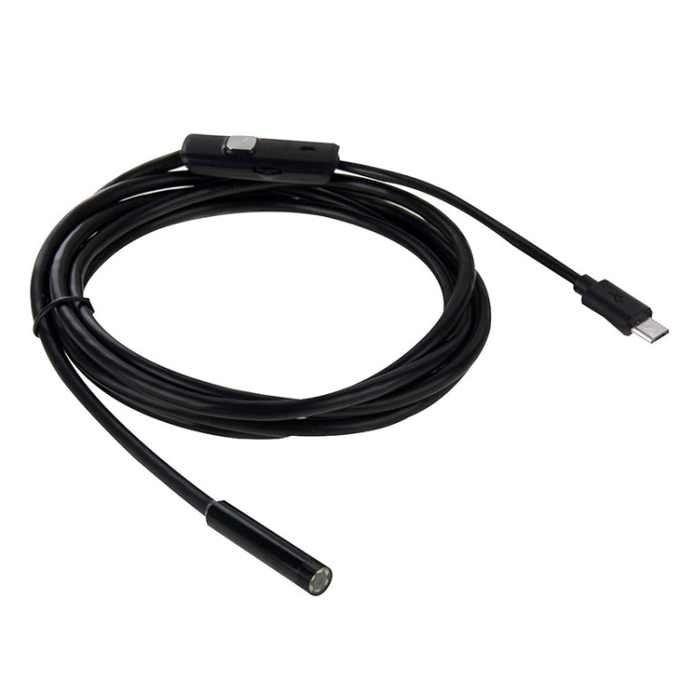 AN97 Waterproof Micro USB Endoscope Snake Tube Inspection Camera for Parts of OTG Function Android Mobile Phone, with 6 LEDs, Lens Diameter:8mm(Length: 3.5m) -  by PMC Jewellery | Online Shopping South Africa | PMC Jewellery | Buy Now Pay Later Mobicred