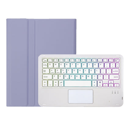 For Huawei MatePad Air 11.5 inch 2023 AH14-AS Lambskin Texture Ultra-thin Detachable Backlight Bluetooth Keyboard Leather Case with Touchpad(Purple) - Huawei Keyboard by PMC Jewellery | Online Shopping South Africa | PMC Jewellery