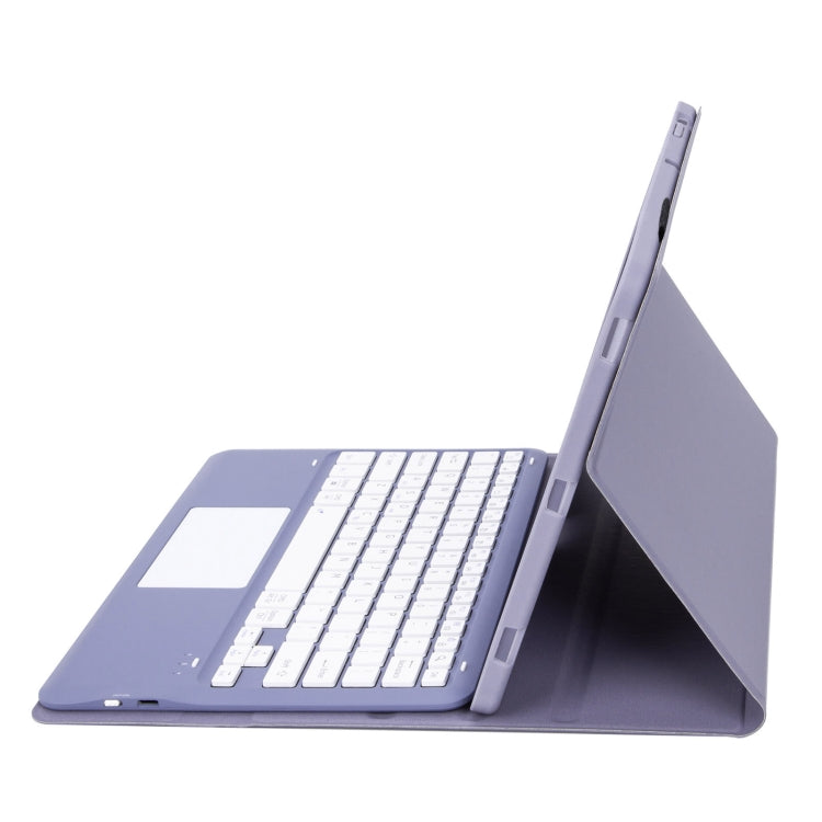 For Honor MagicPad 13 AH16-A TPU Ultra-thin Detachable Bluetooth Keyboard Tablet Leather Case with Touchpad(Purple) - Huawei Keyboard by PMC TechLife | Online Shopping South Africa | PMC TechLife