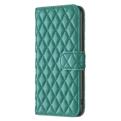 For Honor 90 Lite/X50i Diamond Lattice Wallet Flip Leather Phone Case(Green) - Honor Cases by PMC Jewellery | Online Shopping South Africa | PMC Jewellery | Buy Now Pay Later Mobicred