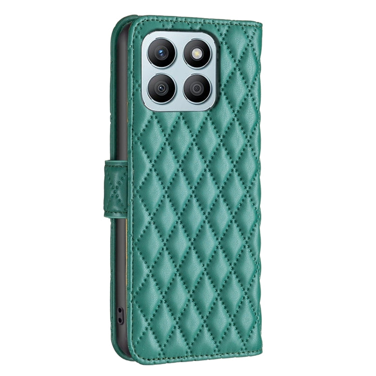 For Honor X8b Diamond Lattice Wallet Flip Leather Phone Case(Green) - Honor Cases by PMC Jewellery | Online Shopping South Africa | PMC Jewellery