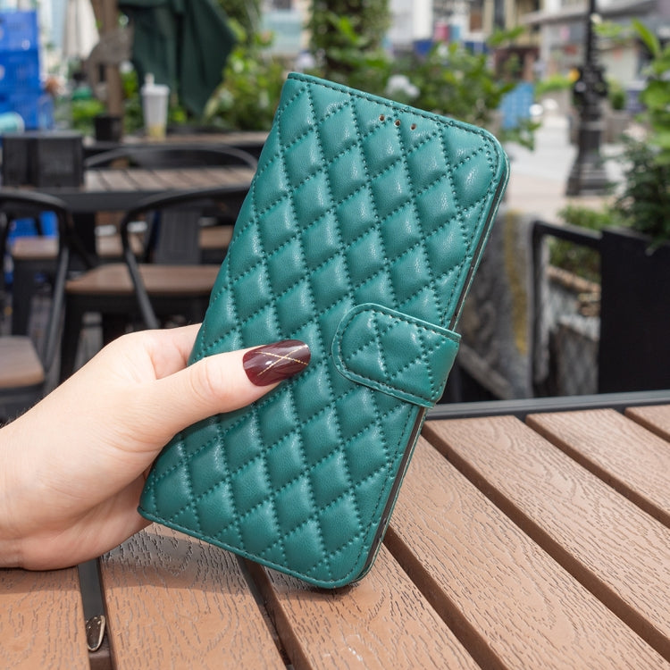 For Honor X8b Diamond Lattice Wallet Flip Leather Phone Case(Green) - Honor Cases by PMC Jewellery | Online Shopping South Africa | PMC Jewellery