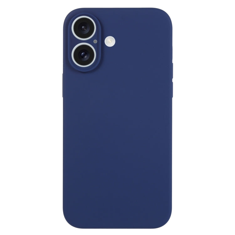 For iPhone 16 Plus Pure Color Liquid Silicone Fine Pore Phone Case(Royal Blue) - iPhone 16 Plus Cases by PMC Jewellery | Online Shopping South Africa | PMC Jewellery | Buy Now Pay Later Mobicred