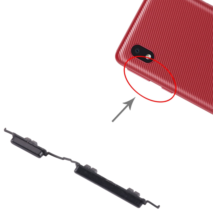 For Samsung Galaxy M01 Core SM-M013 10pcs Power Button + Volume Control Button(Black) - free shipping - PMc TechLife - Order now!