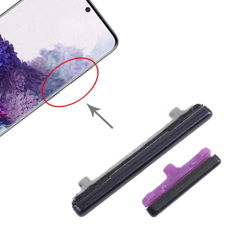 For Samsung Galaxy S20+ SM-G985 10pcs Power Button + Volume Control Button(Black) - free shipping - PMc TechLife - Order now!