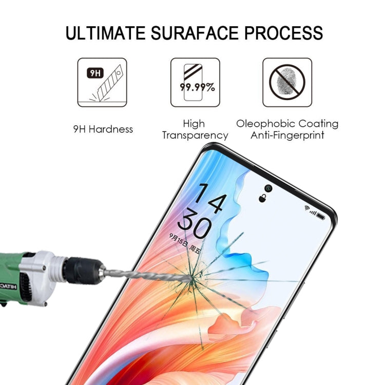 For OPPO A2 Pro 9H HD 3D Curved Edge Tempered Glass Film(Black) - OPPO Tempered Glass by PMC TechLife | Online Shopping South Africa | PMC TechLife | Buy Now Pay Later Mobicred