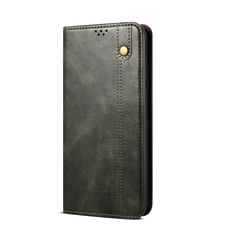 For Huawei Pura 70 Ultra Oil Wax Crazy Horse Texture Leather Phone Case(Green) - Huawei Cases by PMC Jewellery | Online Shopping South Africa | PMC Jewellery | Buy Now Pay Later Mobicred