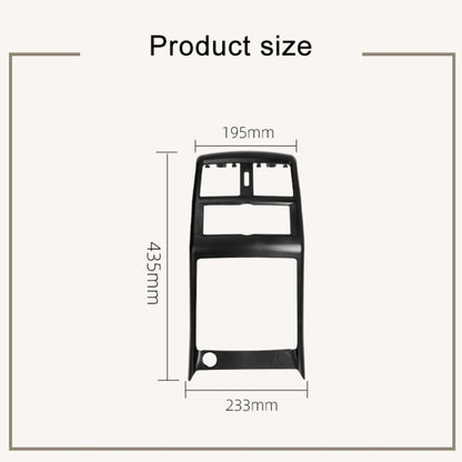 For Mercedes Benz ML320 / GL450 Car Rear Air Conditioner Air Outlet Panel Cover 166 680 7403, Style:Dual Hole(Coffee Brown) - Air Conditioning System by PMC Jewellery | Online Shopping South Africa | PMC Jewellery | Buy Now Pay Later Mobicred