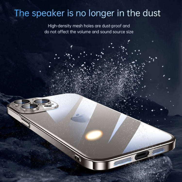 For iPhone 15 Pro Max SULADA JINGJIA Series Lens Protector PC Phone Case(Silver) - free shipping - PMC TechLife - Order now!