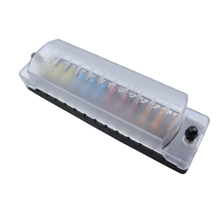 CP-4042 Vertical 12 Way Fuse Block with 12pcs Fuses and 12pcs Rerminals - Fuse by PMC Jewellery | Online Shopping South Africa | PMC Jewellery | Buy Now Pay Later Mobicred