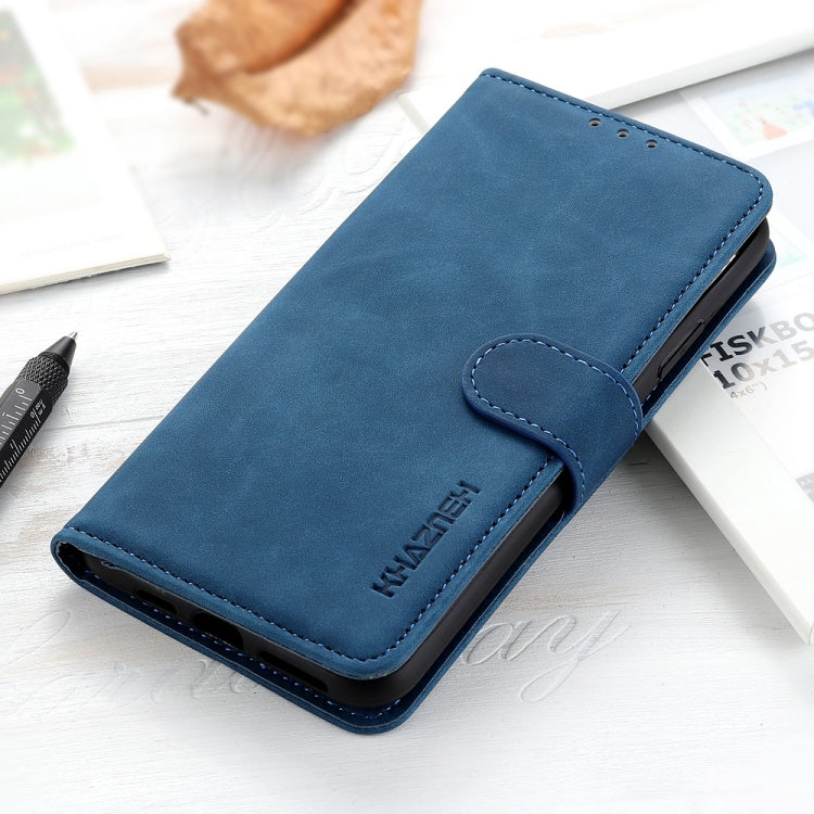 For Honor X7b KHAZNEH Retro Texture Flip Leather Phone Case(Blue) - free shipping - PMC TechLife - Order now!