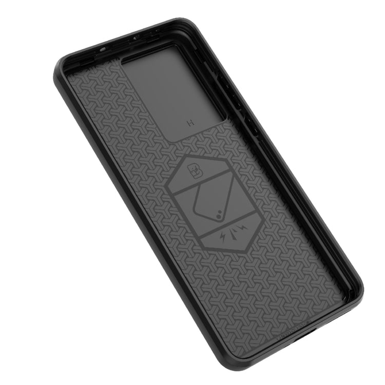 For OnePlus Nord CE3 5G Sliding Camshield TPU + PC Shockproof Phone Case with Holder(Black) - OnePlus Cases by PMC Jewellery | Online Shopping South Africa | PMC Jewellery