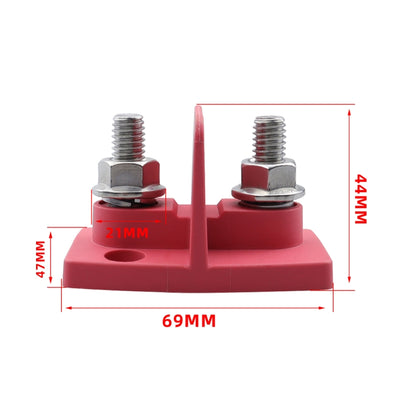 Dual Power M10 Binding Post Cable Connector(Red) - Fuse by PMC Jewellery | Online Shopping South Africa | PMC Jewellery | Buy Now Pay Later Mobicred