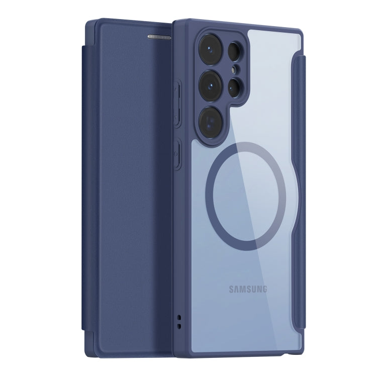 For Samsung Galaxy S23 Ultra 5G DUX DUCIS Skin X Pro Series Magsafe PC + TPU Phone Leather Case(Blue) - Galaxy S23 Ultra 5G Cases by DUX DUCIS | Online Shopping South Africa | PMC Jewellery | Buy Now Pay Later Mobicred