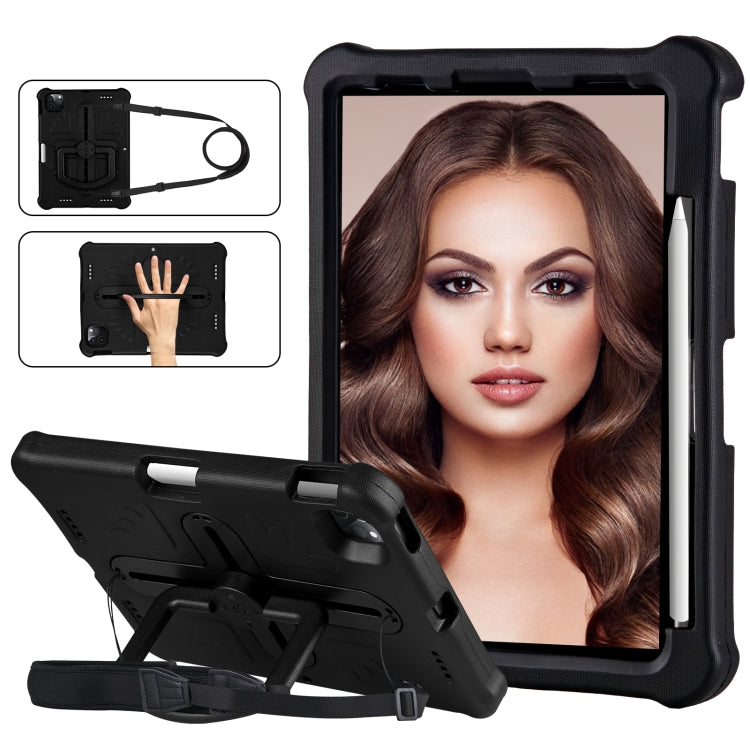 For iPad Air 11 2024 Shield 360 Rotation Handle EVA Shockproof PC Tablet Case(Black) - iPad Air 11 2024 Cases by PMC Jewellery | Online Shopping South Africa | PMC Jewellery | Buy Now Pay Later Mobicred