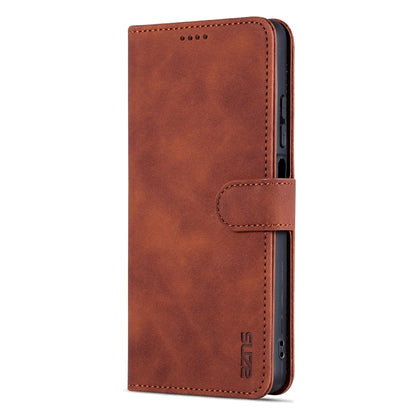 For Huawei Enjoy 60X/nova Y91 AZNS Skin Feel Calf Texture Flip Leather Phone Case(Brown) - Huawei Cases by AZNS | Online Shopping South Africa | PMC Jewellery