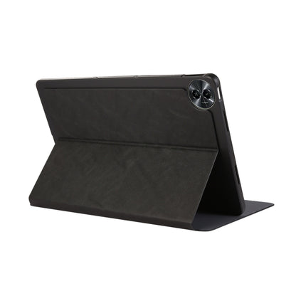 For Lenovo Xiaoxin Pad Pro 12.7 Simple Crazy Horse Leather Tablet Case(Black) - Lenovo by PMC Jewellery | Online Shopping South Africa | PMC Jewellery