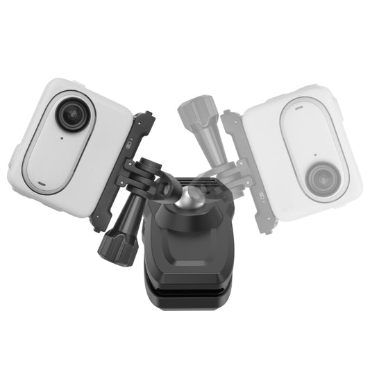 Sunnylife 360 Degree Rotation Swivel Backpack Clip Magnetic Suction Action Camera Mount(Black) - Case & Bags by Sunnylife | Online Shopping South Africa | PMC Jewellery | Buy Now Pay Later Mobicred