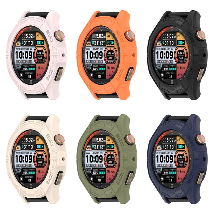 For Amazfit Cheetah / Cheetah Pro Armor Hollow Watch Protective Case(Jungle Green) - Watch Cases by PMC TechLife | Online Shopping South Africa | PMC TechLife