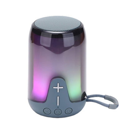 T&G TG-652 Portable RGB Light Transparent Bluetooth Speaker(Grey) - Desktop Speaker by T&G | Online Shopping South Africa | PMC Jewellery | Buy Now Pay Later Mobicred