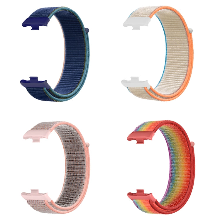 For Xiaomi Smart Band 9 Pro / 8 Pro Nylon Loop Watch Band(Pink Sand) - free shipping - PMc TechLife - Order now!