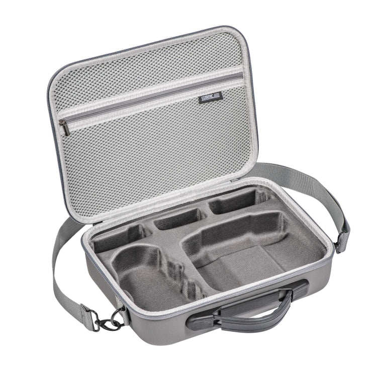 For DJI Mini 4 Pro / RC with Screen Standard STARTRC Shoulder Storage Bag PU Handbag(Grey) - free shipping - PMC TechLife - Order now!