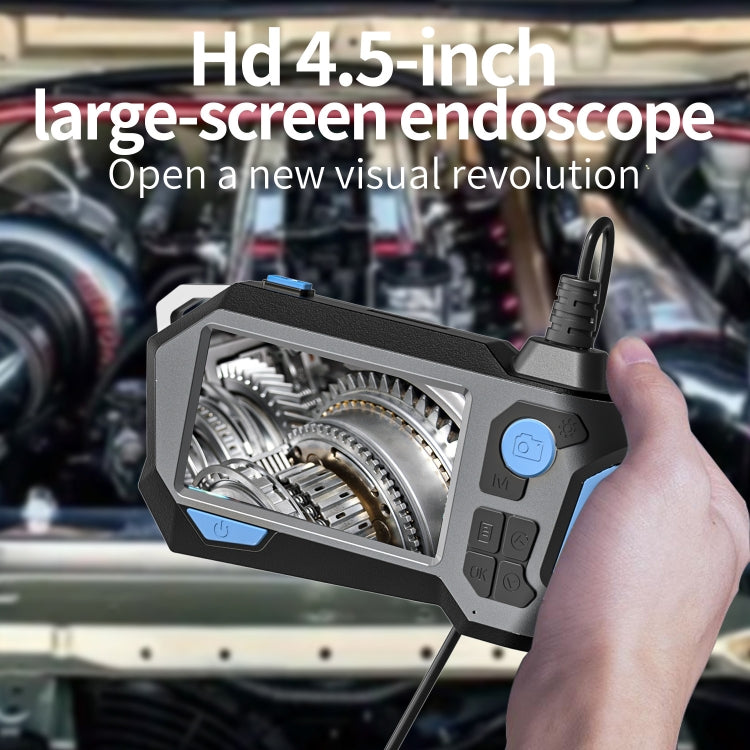 P120 Rotatable 8mm Dual Lenses Industrial Endoscope with Screen, 9mm Tail Pipe Diameter, Spec:10m Tube -  by PMC Jewellery | Online Shopping South Africa | PMC Jewellery | Buy Now Pay Later Mobicred