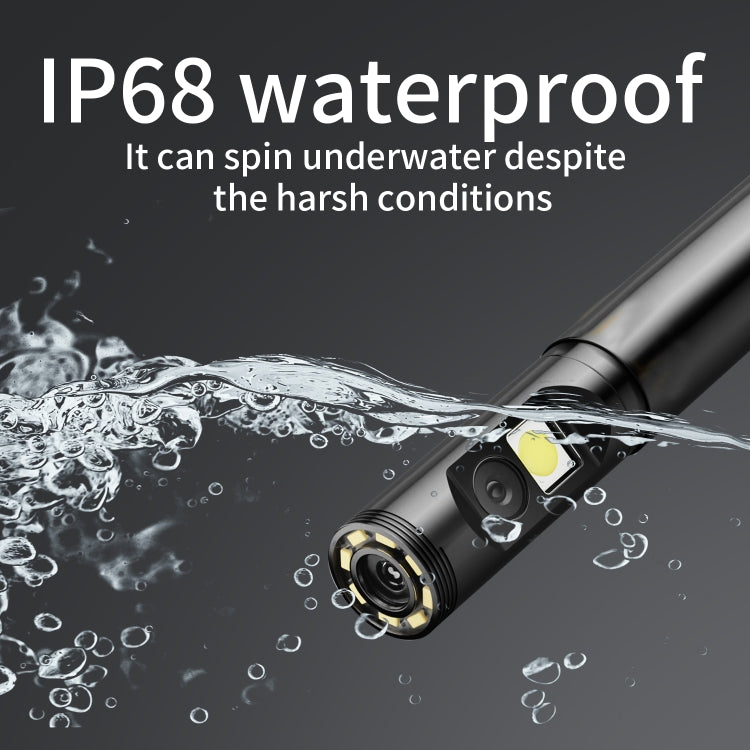 P120 Rotatable 8mm Dual Lenses Industrial Endoscope with Screen, 16mm Tail Pipe Diameter, Spec:2m Tube -  by PMC TechLife | Online Shopping South Africa | PMC TechLife | Buy Now Pay Later Mobicred