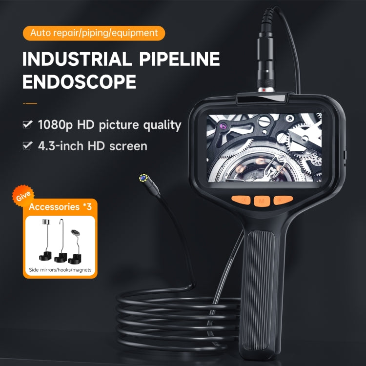 P200 8mm Front Lenses Detachable Industrial Pipeline Endoscope with 4.3 inch Screen, Spec:100m Tube -  by PMC Jewellery | Online Shopping South Africa | PMC Jewellery | Buy Now Pay Later Mobicred