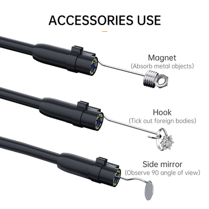 P200 8mm Front Lenses Detachable Industrial Pipeline Endoscope with 4.3 inch Screen, Spec:1m Soft Tube -  by PMC Jewellery | Online Shopping South Africa | PMC Jewellery | Buy Now Pay Later Mobicred