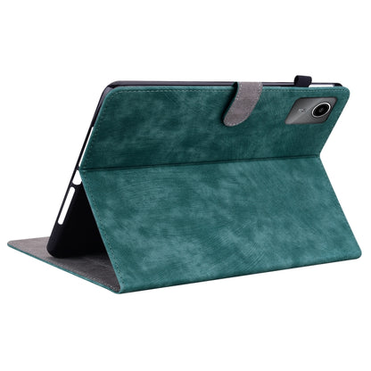 For Lenovo Tab M11/Xiaoxin Pad 11 2024 Tiger Pattern Flip Leather Tablet Case(Dark Green) - Lenovo by PMC Jewellery | Online Shopping South Africa | PMC Jewellery | Buy Now Pay Later Mobicred