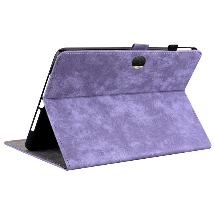 For Honor Pad 9 12.1 Embossed Tiger Pattern Leather Tablet Case(Purple) - free shipping - PMC TechLife - Order now!