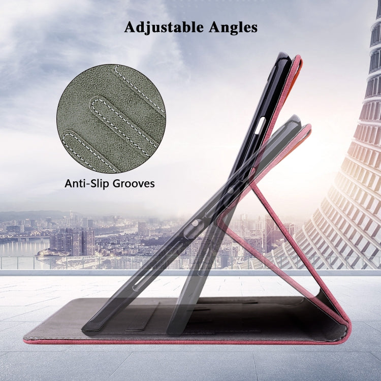 For Honor Pad 9 12.1 Embossed Tiger Pattern Leather Tablet Case(Red) - Honor by PMC TechLife | Online Shopping South Africa | PMC TechLife | Buy Now Pay Later Mobicred