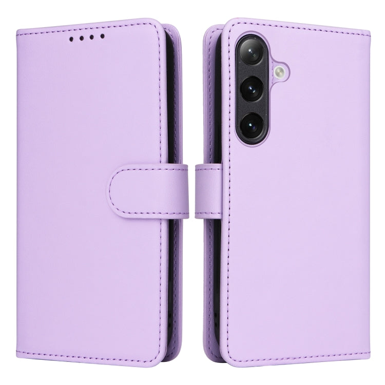 For Samsung Galaxy S24+ 5G BETOPNICE BN-005 2 in 1 Detachable Imitate Genuine Leather Phone Case(Light Purple) - Galaxy S24+ 5G Cases by BETOPNICE | Online Shopping South Africa | PMC Jewellery | Buy Now Pay Later Mobicred