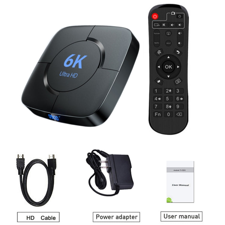 6K Ultra HD Android 12.0 Smart TV Box with Remote Control, 4GB+32GB, Allwinner H616 1.5GHZ Quad-Core(US Plug) - Others by PMC Jewellery | Online Shopping South Africa | PMC Jewellery | Buy Now Pay Later Mobicred