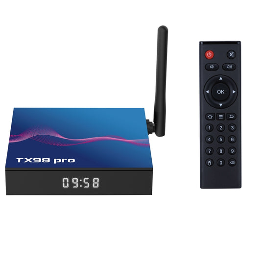 TX98 Pro 4K Ultra HD Android 12.0 Smart TV Box with Remote Control, 2GB+16GB, Allwinner H618 Quad-Core(US Plug) - Others by PMC Jewellery | Online Shopping South Africa | PMC Jewellery | Buy Now Pay Later Mobicred