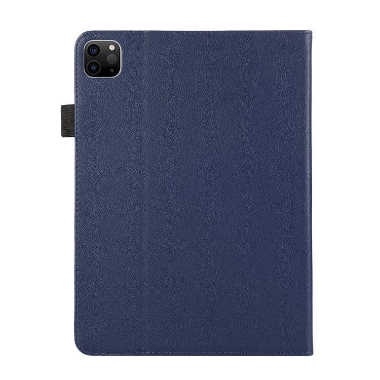 For iPad Pro 11 2024 Litchi Texture Leather Sucker Tablet Case(Dark Blue) - iPad Pro 11 2024 Cases by PMC Jewellery | Online Shopping South Africa | PMC Jewellery | Buy Now Pay Later Mobicred