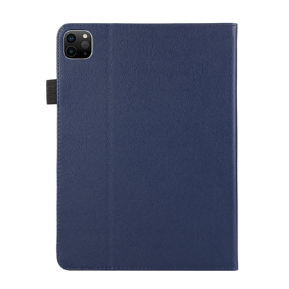 For iPad Pro 13 2024 Litchi Texture Leather Sucker Tablet Case(Dark Blue) - iPad Pro 13 2024 Cases by PMC Jewellery | Online Shopping South Africa | PMC Jewellery | Buy Now Pay Later Mobicred