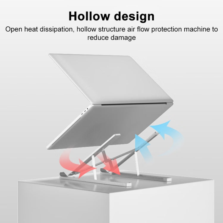 Lenovo Thinkplus Desktop Laptop Folding Holder XT6(Silver) - free shipping - PMC Jewellery - Order now!