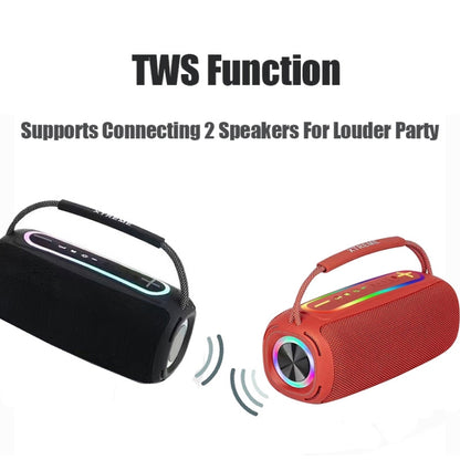 T&G P11 Pro 20W Portable 3D Stereo Bluetooth Speaker with RGB Colorful Light(Red) - Desktop Speaker by T&G | Online Shopping South Africa | PMC Jewellery | Buy Now Pay Later Mobicred