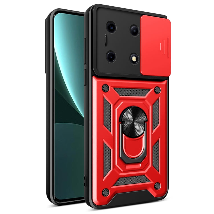 For Infinix Note 30 VIP Sliding Camera Cover Design TPU+PC Phone Case(Red) - Infinix Cases by PMC Jewellery | Online Shopping South Africa | PMC Jewellery | Buy Now Pay Later Mobicred