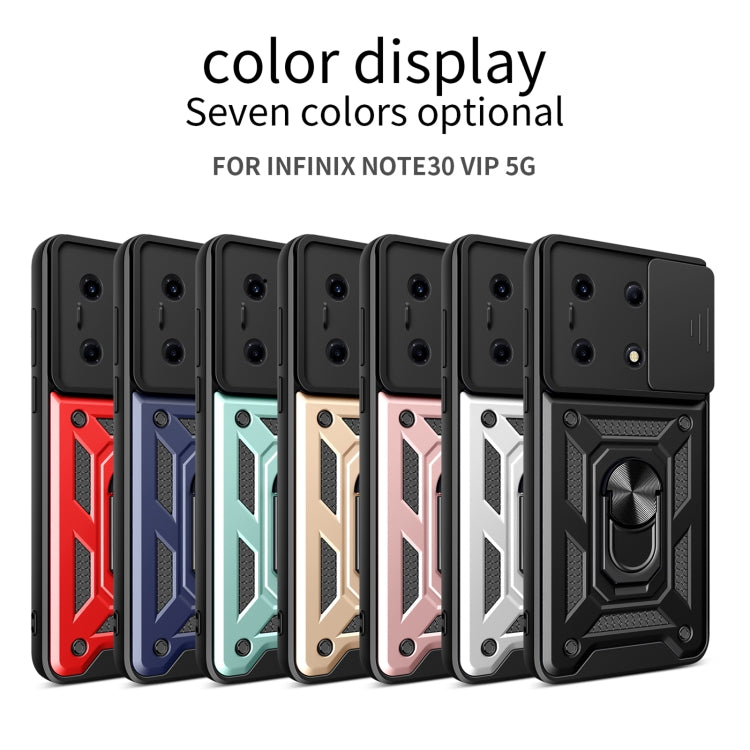 For Infinix Note 30 VIP Sliding Camera Cover Design TPU+PC Phone Case(Red) - Infinix Cases by PMC TechLife | Online Shopping South Africa | PMC TechLife | Buy Now Pay Later Mobicred