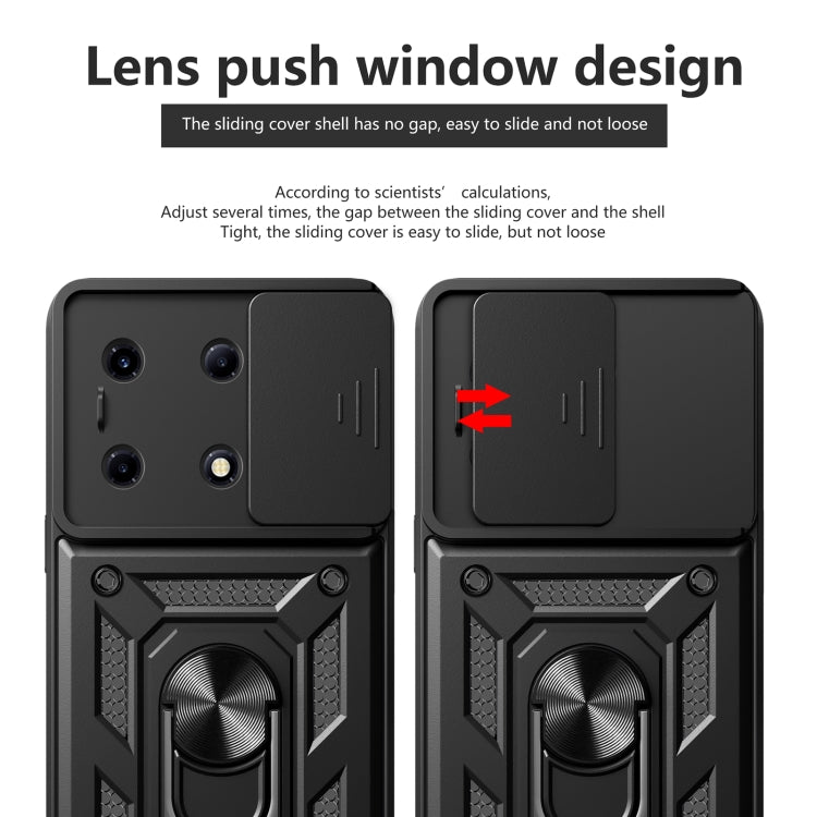 For Infinix Note 30 VIP Sliding Camera Cover Design TPU+PC Phone Case(Red) - Infinix Cases by PMC TechLife | Online Shopping South Africa | PMC TechLife | Buy Now Pay Later Mobicred